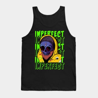 Imperfect Skull Design Tank Top